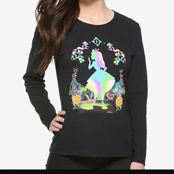 Disney Tops - Alice In Wonderland Long Sleeve
